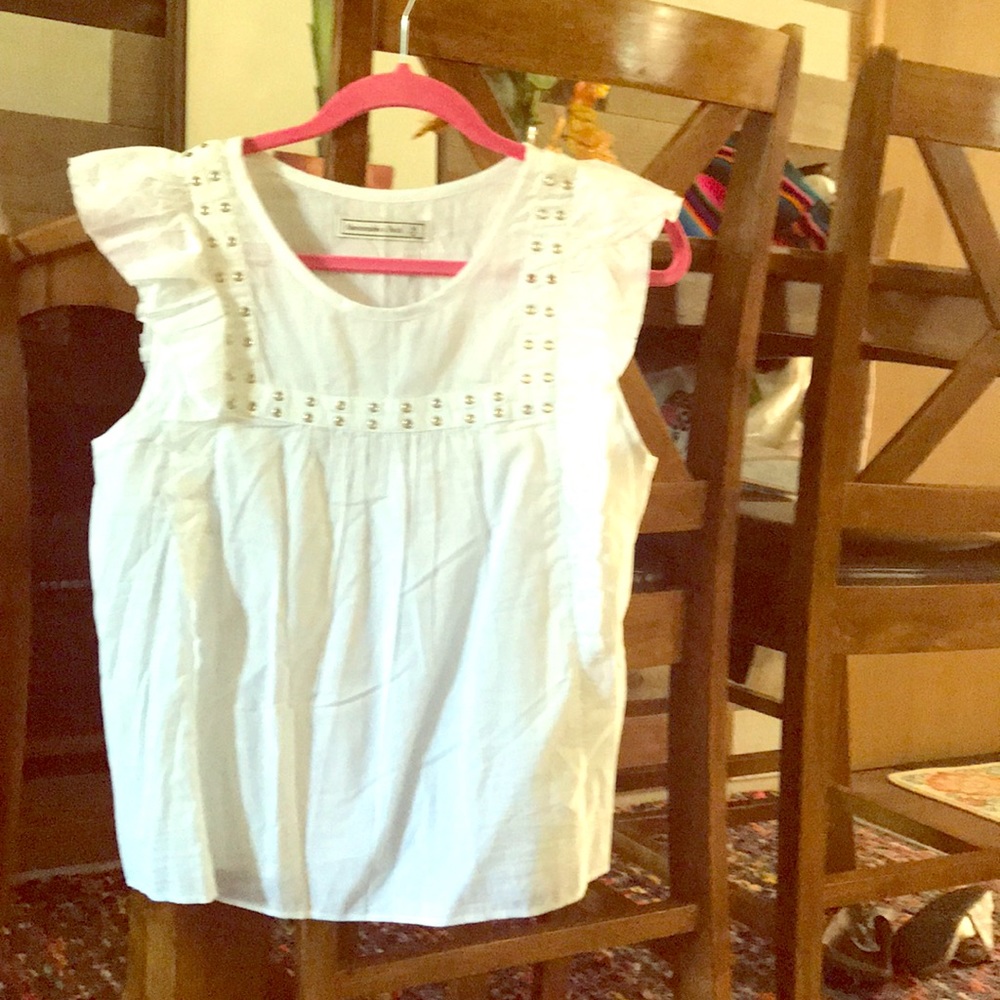 Abercrombie & Fitch white tank new with tags